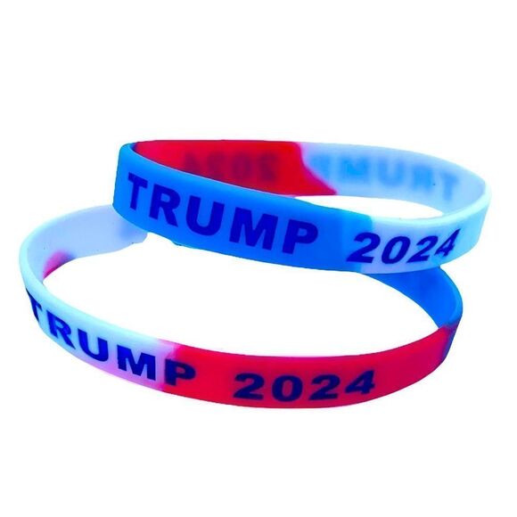 Jewelry - Trump 2024 Silicone Bracelets SET OF TWO UNISEX